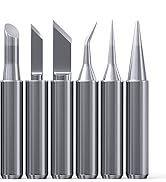 HANGLIFE 900M Soldering Iron Tips with Tip Holder for Hakko, Yihua, Atten, Quick, Ryobi, and More...