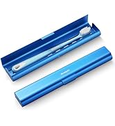 Oralphi Aluminum Toothbrush Travel Case, Portable Travel Toothbrush Holder, Durable Manual Toothb...
