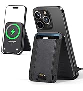 For Magsafe Wallet Stand, 15W Wired Magnetic Charging Stand for iPhone 15/14/13/12 Series, Vegan ...