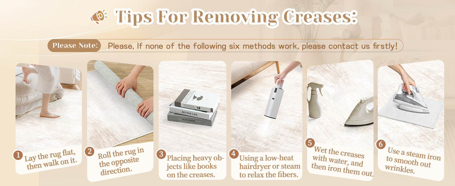 Remove Rug Creases