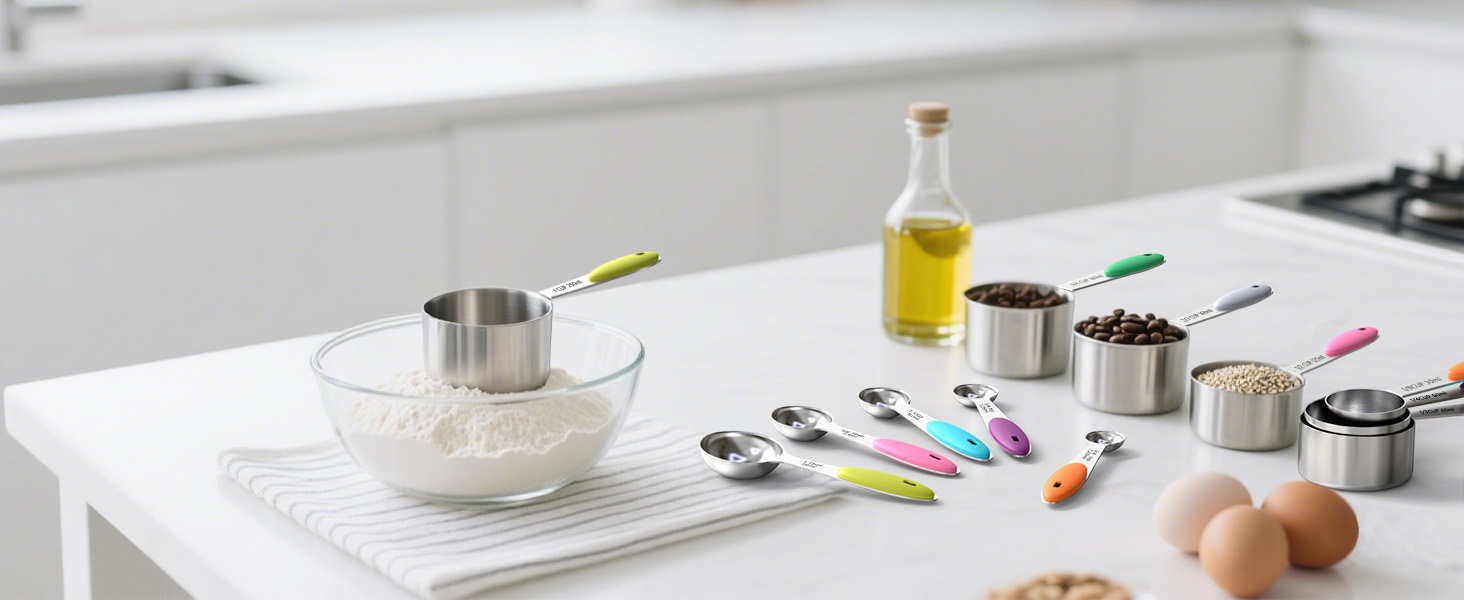 measuring cups and spoons set