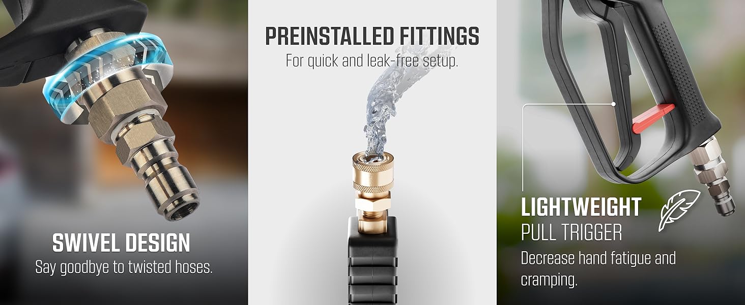 Lightweight, Swivel design
