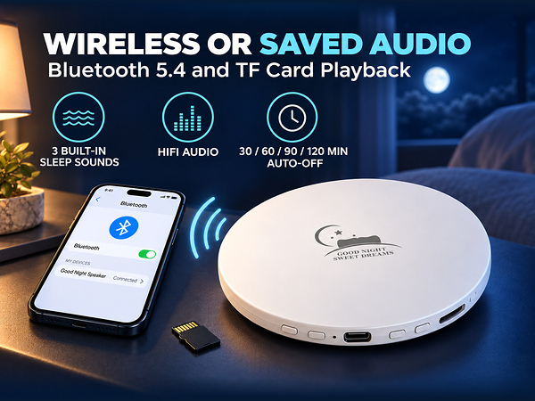 Pillow Speaker Bluetooth Wireless