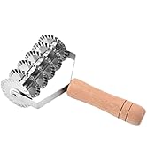 Operitacx Stainless Steel Noodle Cutter, Pasta Cutter Noodle Lattice Roller for Homemade Noodles ...
