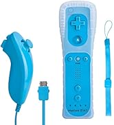 TechKen Remote Controller Compatible with Wii, Wii U with Built in Motion Plus and Nunchuck