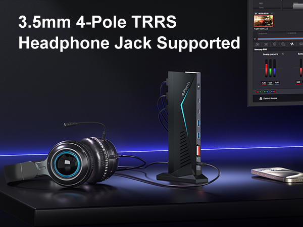 PORTTA 14 IN 1 Docking Station Triple Display