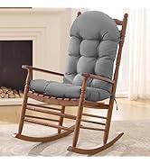 Rocking Chair Cushions, Indoor/Outdoor Adirondack Chair Cushion, Waterproof and Fade-Resistant Ro...