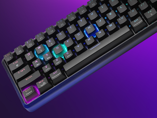 Per-Key RGB Illumination with 18 Custom Modes