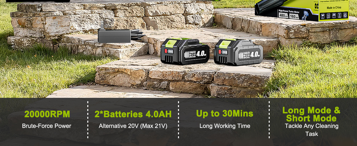 Battery Powered Leaf Blowers
