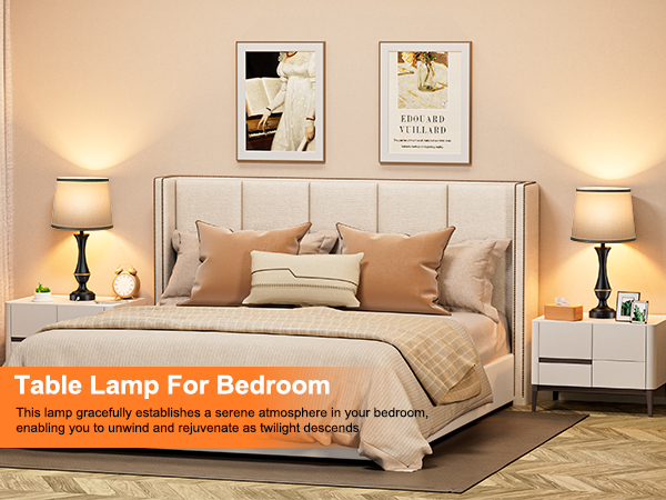 lamps for nightstand set of 2