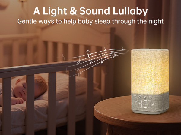 sunrise alarm clock with sound machine