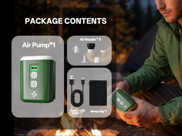 pump for inflatables portable vacuum pump electric battery vacuum bag pump camping air pump
