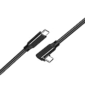 90 Degree Elbow Short USB C to USB C Cable 0.7FT,Type c USB3.1 Cable 20Gbps USB-C 3.2 Gen 2 Cable...