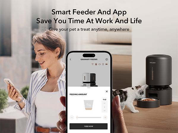 WiFi Automatic Feeder for Cat and Dog