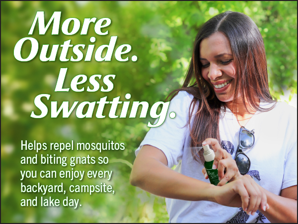 More outside. Less swatting.
