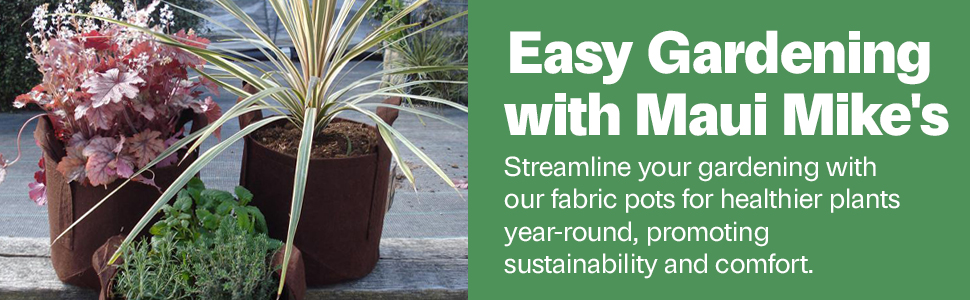 tree growbag nursery canvas bucket self watering outdoor pack five 25 vegetable root pouch tub