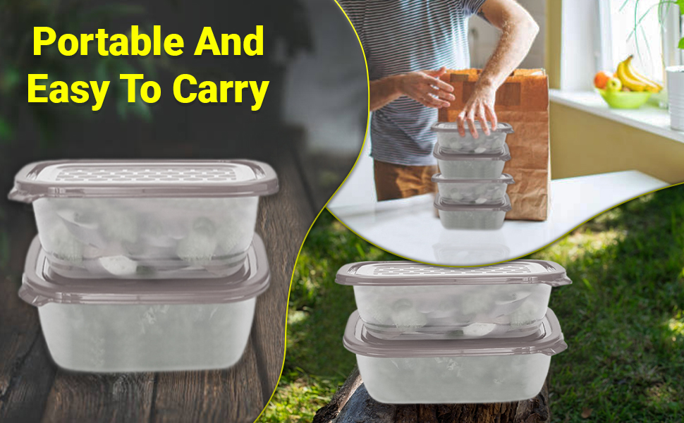 food storage containers, food container, freezer storage boxes, airtight container, food containers