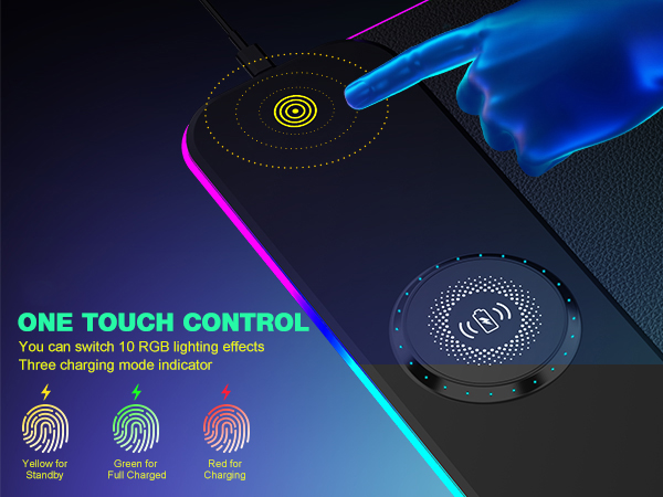 led mouse pad gaming
