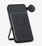 Marnana Magnetic Wireless Power Bank with Apple Watch Charger, 10000mAh Fast Charging Portable Ch...