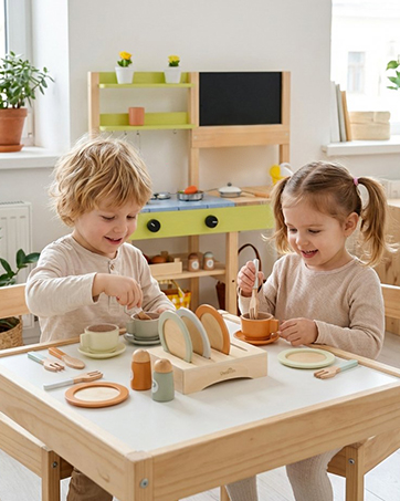 Wooden Play Kitchen