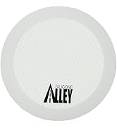 Non-stick Mat Pad [3 Pack] / Silicone Rolling Baking Pastry Mat Large Round 9.5" White