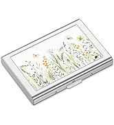 Rimilak Metal Credit Card Holder, Mini Credit Card Wallet RFID Blocking Slim Metal Hard Case for ...