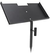 Grave Marker Stand Marker Holder, Solid Iron Memorial Stone Rack for 12x6in Grave Marker with 8.7...
