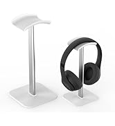 Ahonnpely Headphone Stand for Desk - Headset Stand with Aluminum Hanger and Plastic Headrest, Hea...