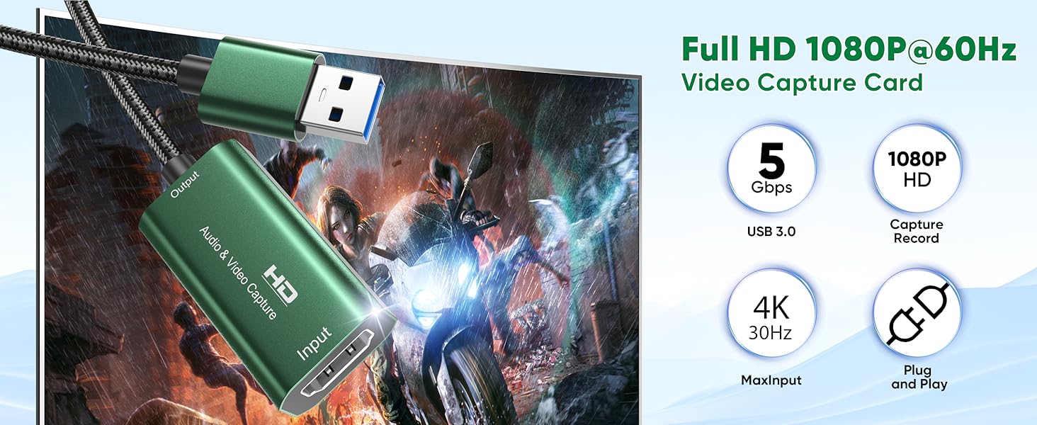 1080P 60FPS HDMI Video Capture Card