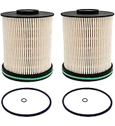 GaeaAuto 2 X Fuel Filter 6.6L Duramax Diesel fit for Chevy Cruze Silverado GMC Sierra 1500 2500 3...