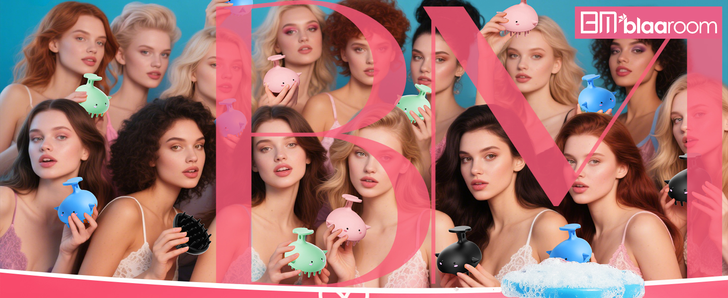 Scalp Massager Hair Growth Shampoo Brush, Scalp Scrubber Shower Scalp Brush Head Scalp Exfoliatorr