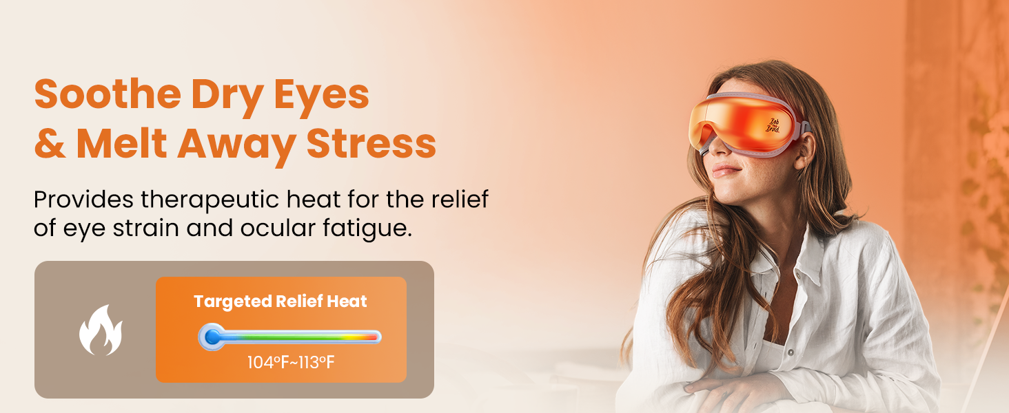 bob and brad eye massager with heat eye mask face massager migraine relief product