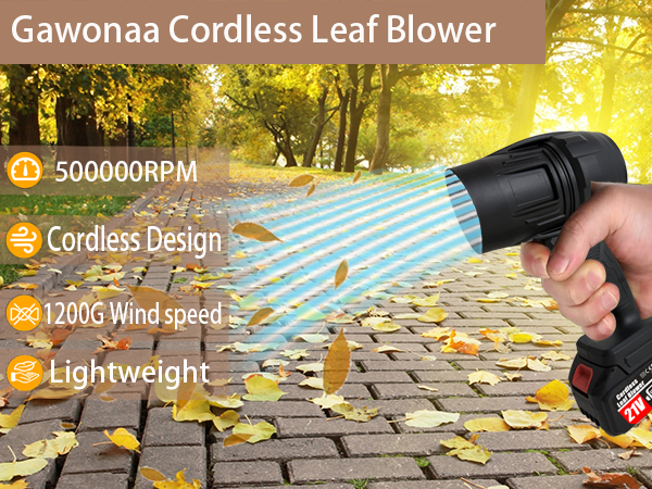 Electric-Cordless-Leaf-Blower