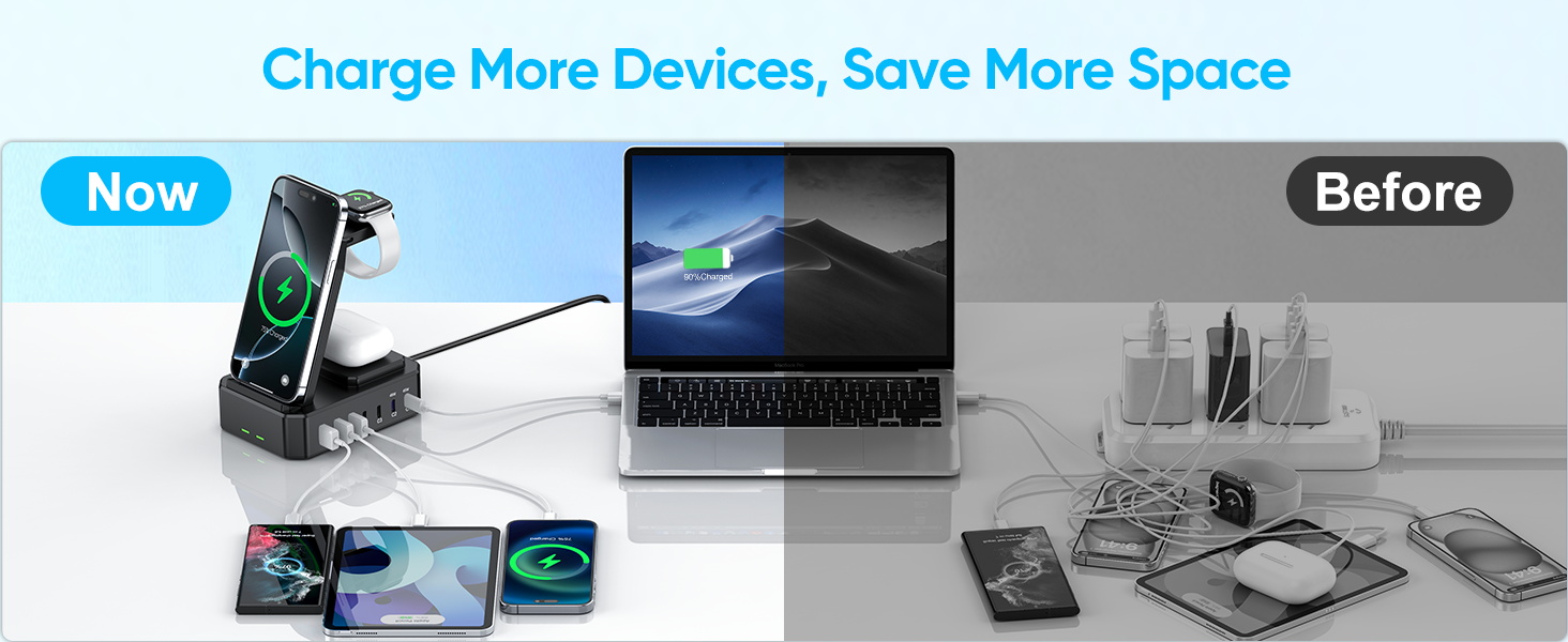 bedside charging station usb c