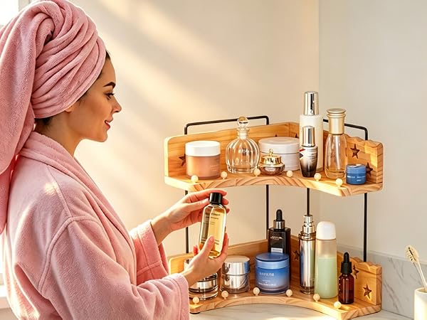 2-Tier Bathroom Countertop Organizer