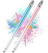 2PCS Stylus Pens for Touch Screens,Stylus Pen for iPhone/iPad/Tablet Android/Microsoft Surface,Co...