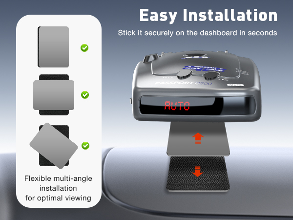 cobra radar detector mount