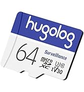 Hugolog 64GB Micro SD Card, Micro SDXC UHS-I Memory Card – 95MB/s,633X,U3,C10, Full HD Video V30,...