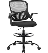 Drafting Chair, Tall Office Chair, Standing Desk Chair, Tall Desk Chair, High Office Chair, Ergon...