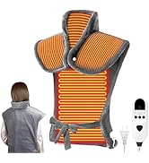 Heating Pad for Neck and Shoulders and Back, Heating Pad for Back Pain Relief, 9 Heat Settings Ne...