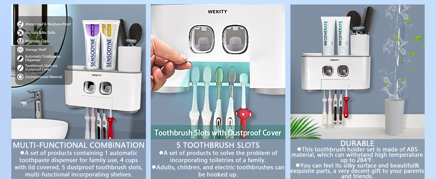 Toothbrush Holders for Bathrooms