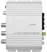 ASHATA Power Amplifier Stereo Amplifier,Digital Amp Mini HiFi 2.1 Stereo Bass Auto Car Home Audio...