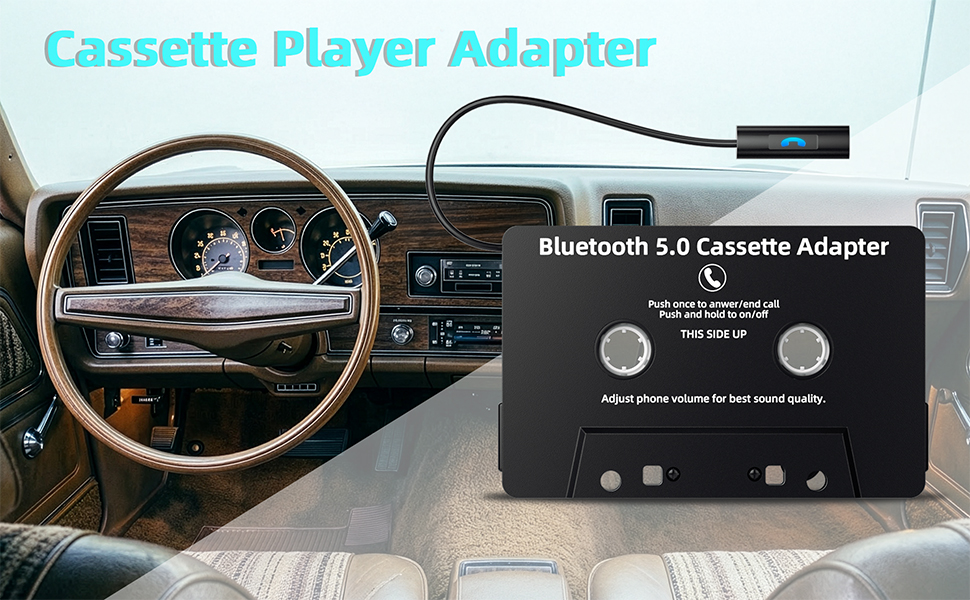 bluetooth cassette adapter