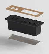 Recessed Power Strip with PD 65W USB C