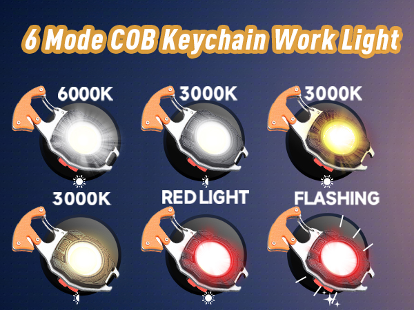 cob keychain work light