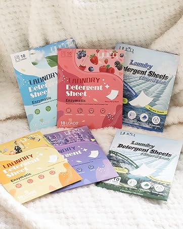 travel size detergent sheets