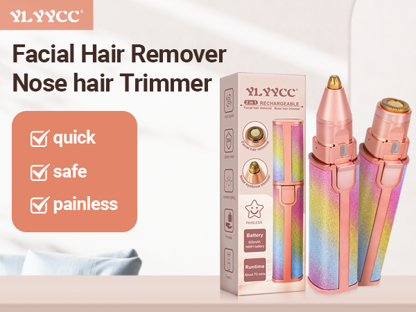 facial hair removal for women nose hair trimmer for women