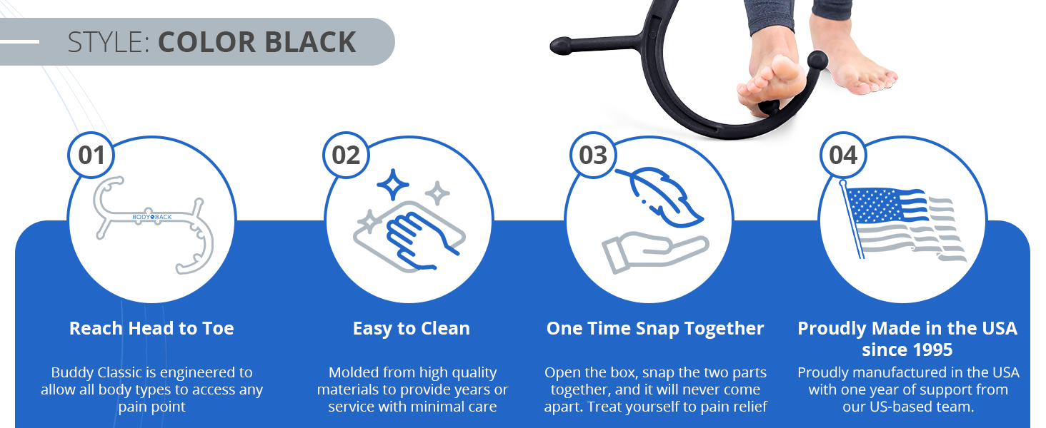 manual massage tools, self massage tools, massage tools for deep tissue, back hook massage tool