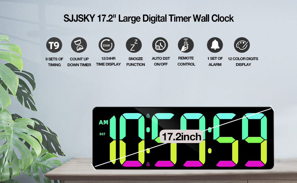 large digital timer