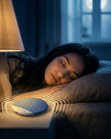 Bluetooth Pillow Speaker,Portable Under Pillow Speaker with White Noise Timer Wireless Sleep Aid
